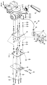Page F Diagram and Parts List for MK-5013G  MK Diamond Concrete Saw
